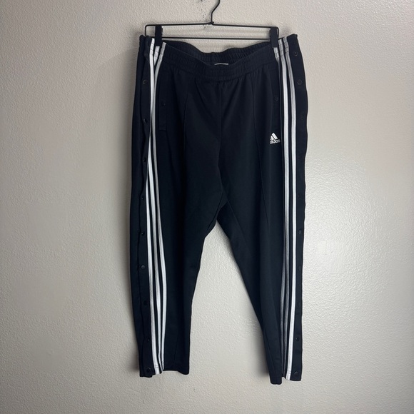 Adidas Primegreen Vintage Track Pants Snap On Size 1X - Picture 1 of 8